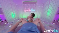 Swallowbay Cute Bushy pussy Chanel Camryn VR sex experience Thumb